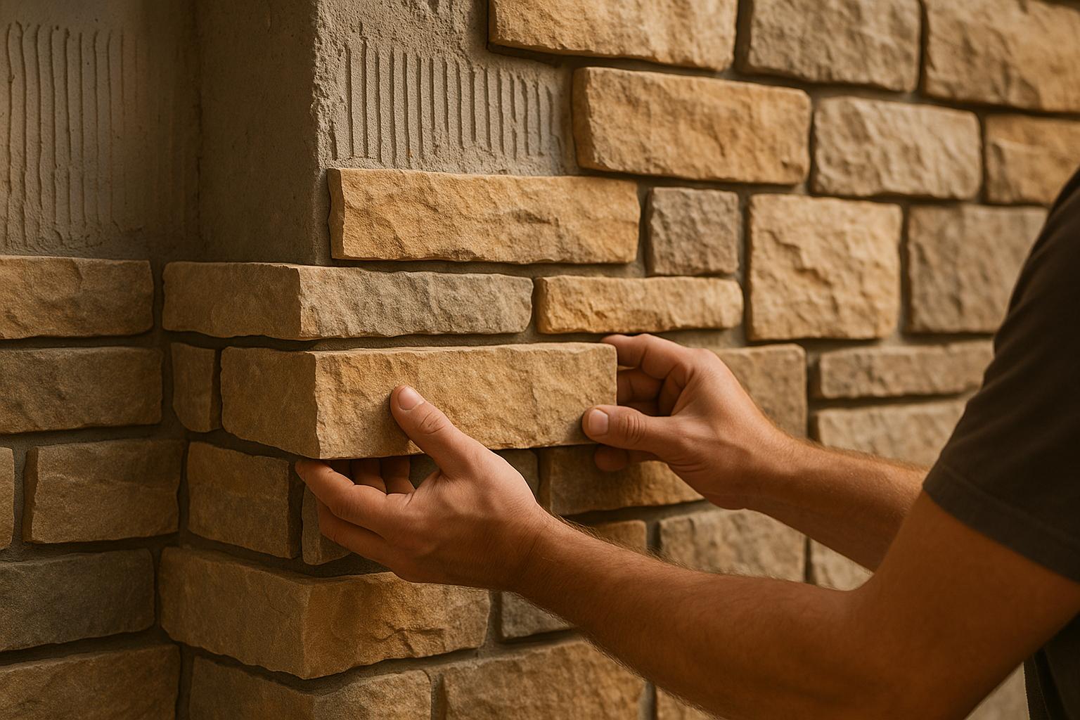 Stone Veneer Installation Costs: Vertical Surfaces
