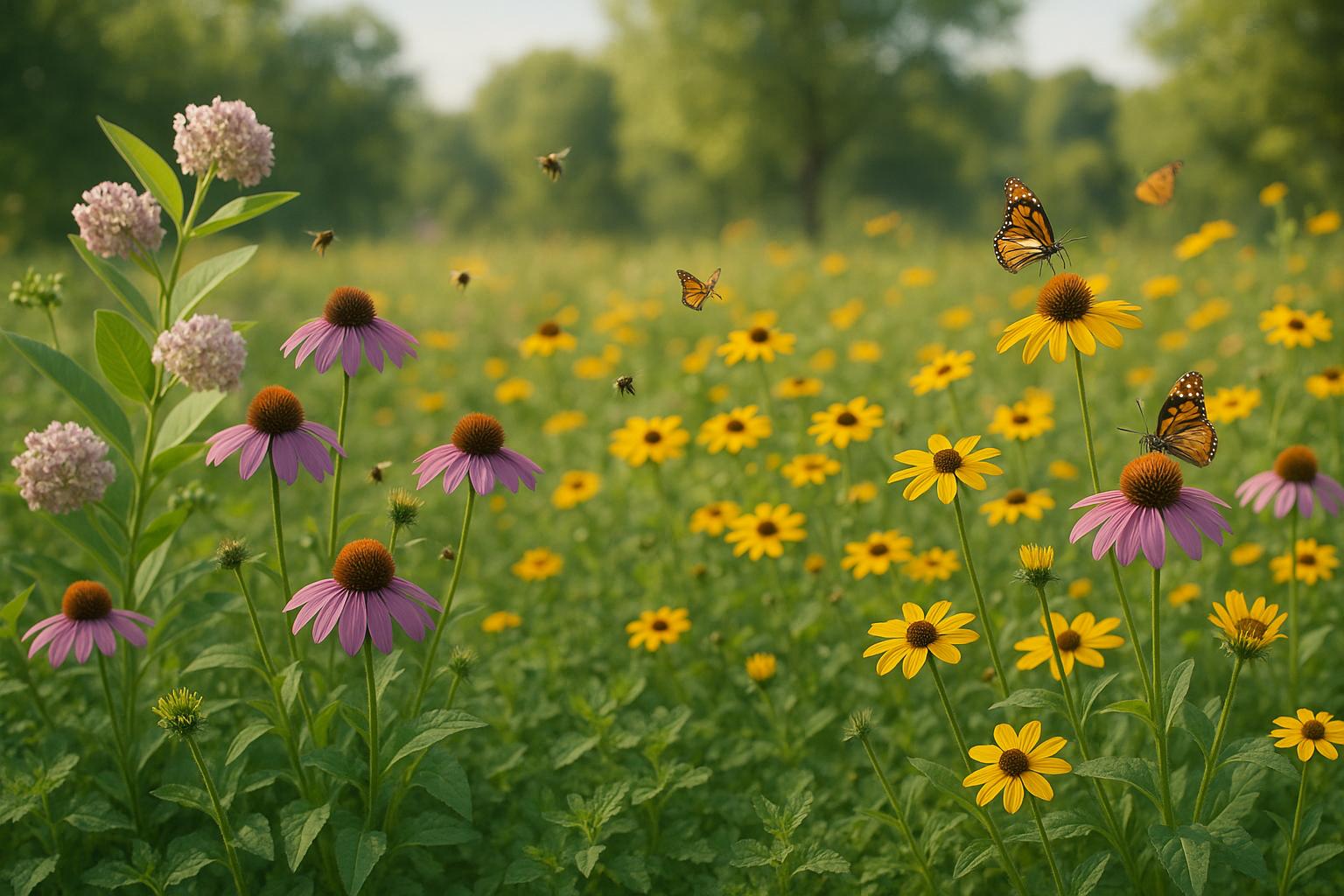 Managing Weeds in Pollinator Gardens