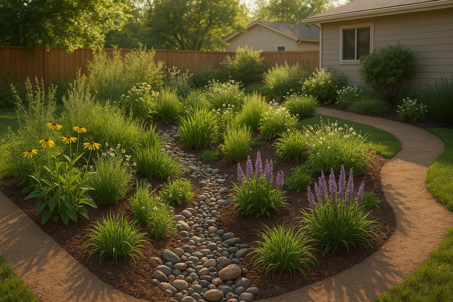Rain Garden Drainage Solutions