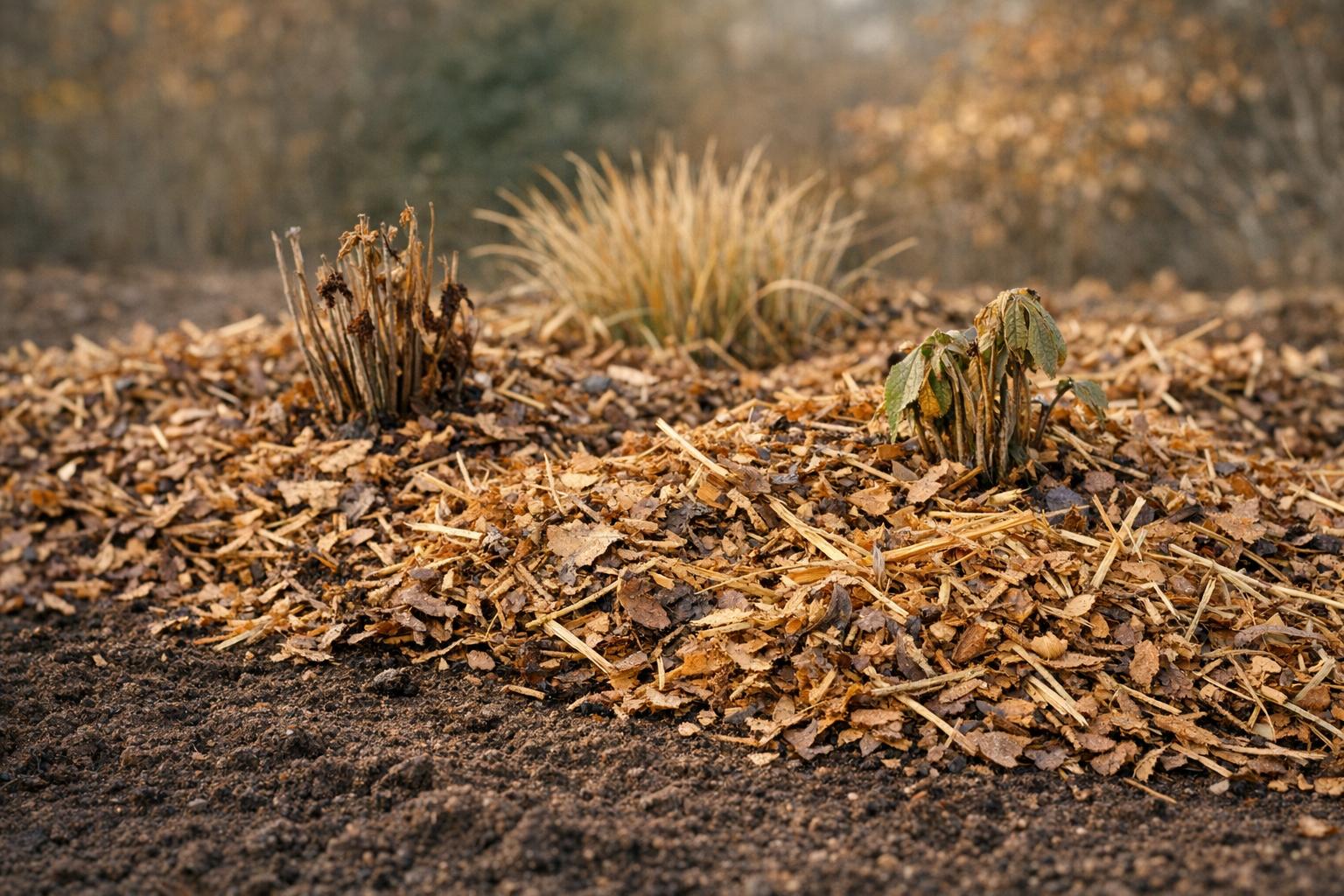 How to Mulch Garden Beds for Winter