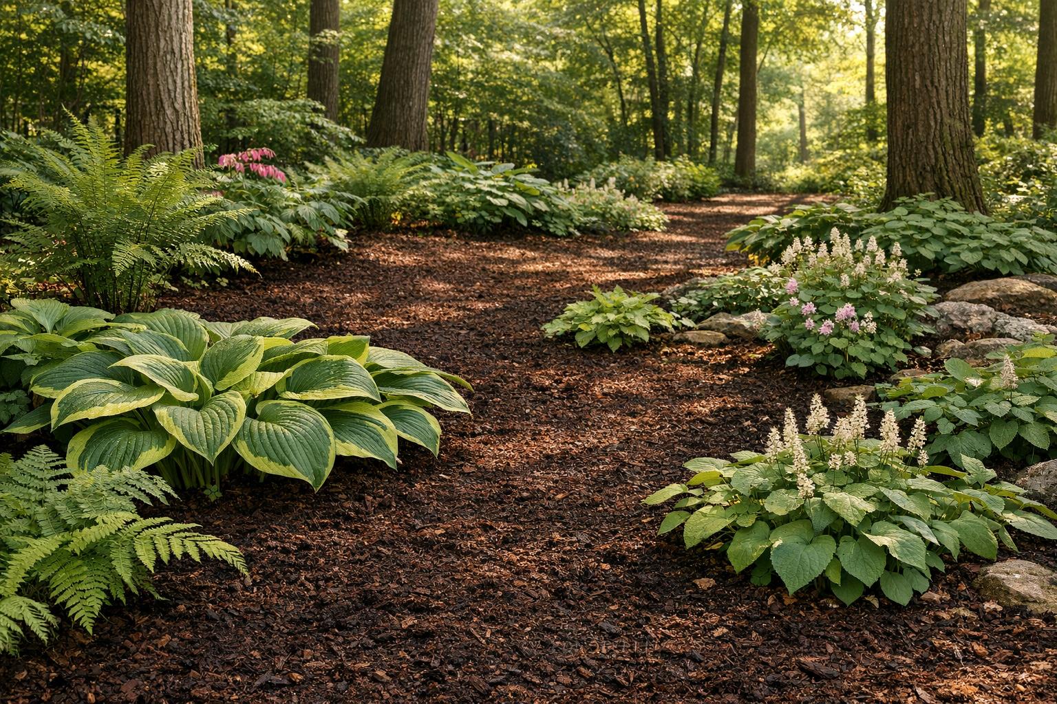 Benefits of Mulch in Maryland Shade Gardens