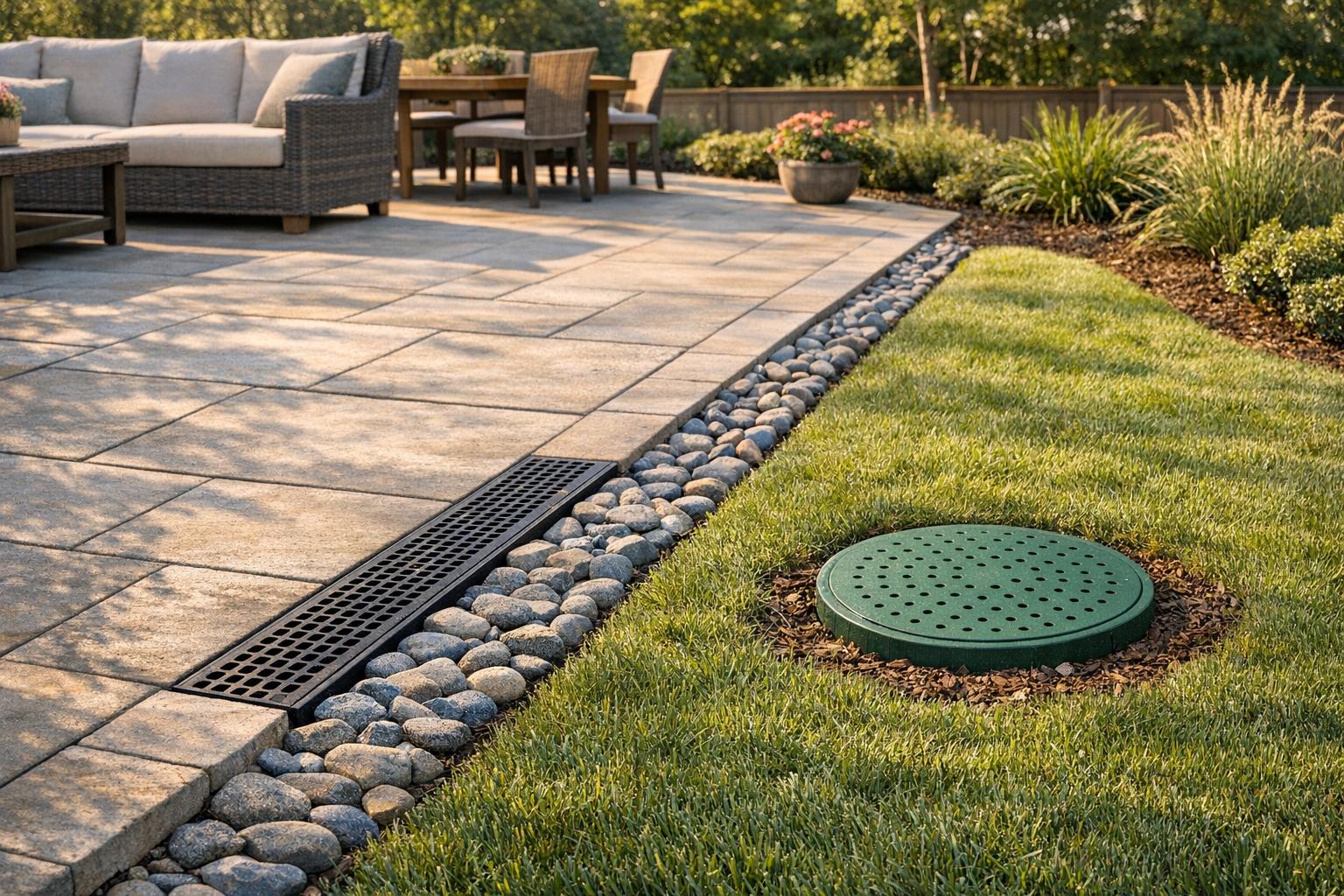 French Drains vs. Dry Wells for Patios