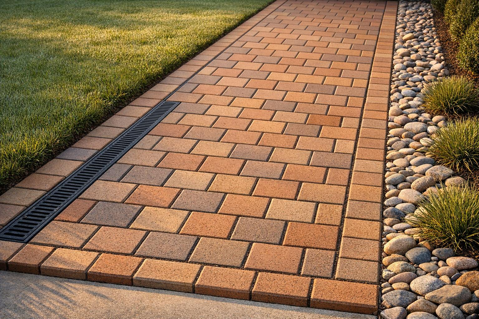 Running Bond Patterns for Walkways