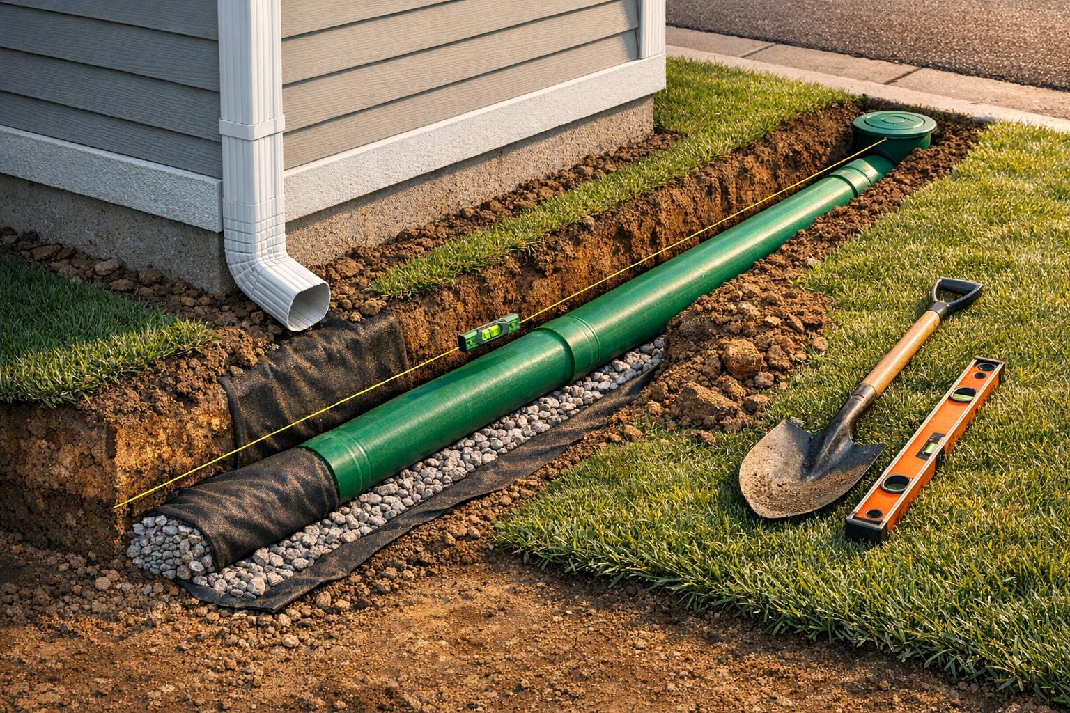 Downspout Drainage Installation Guide