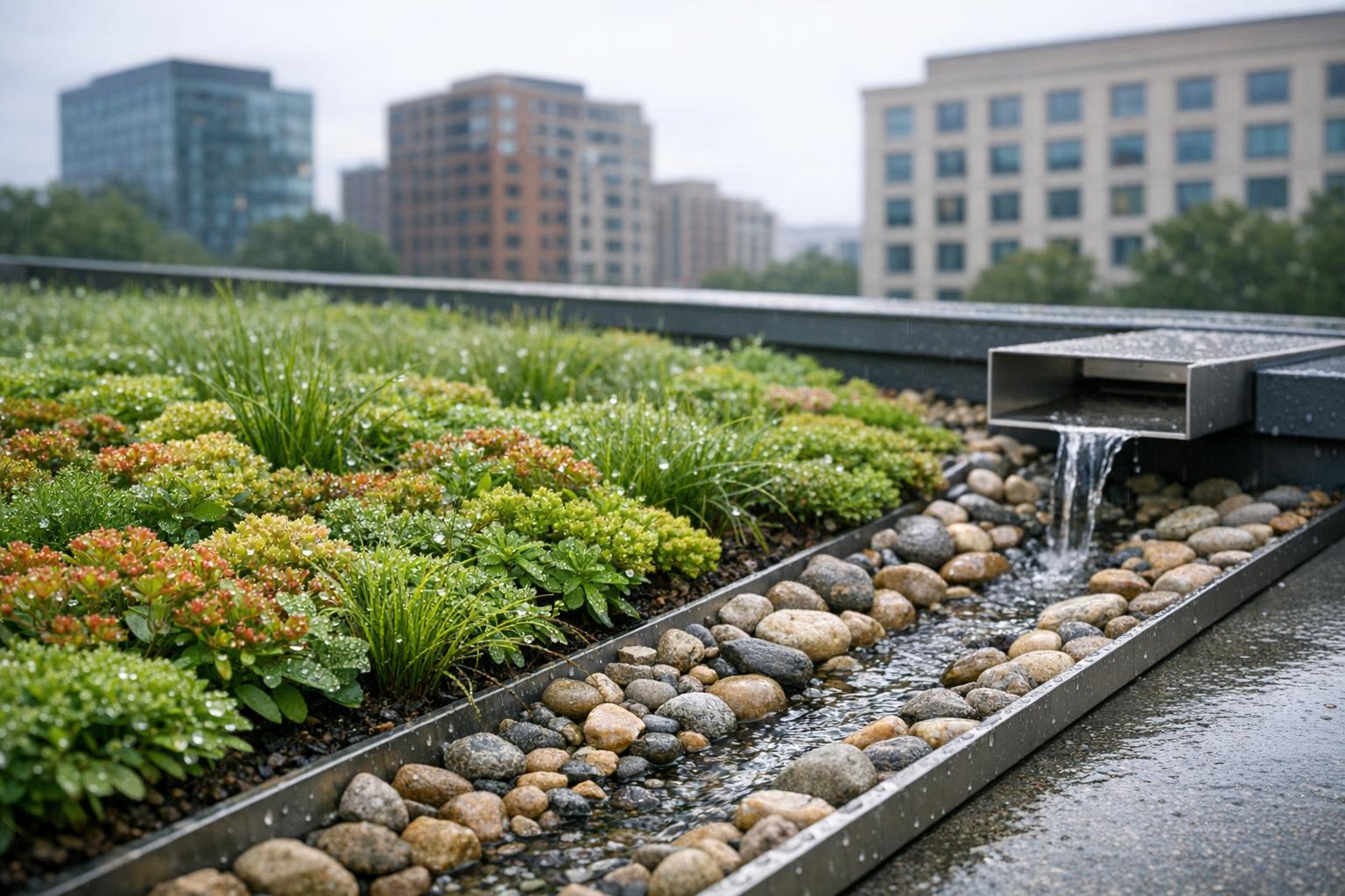 How Green Roofs Manage Stormwater