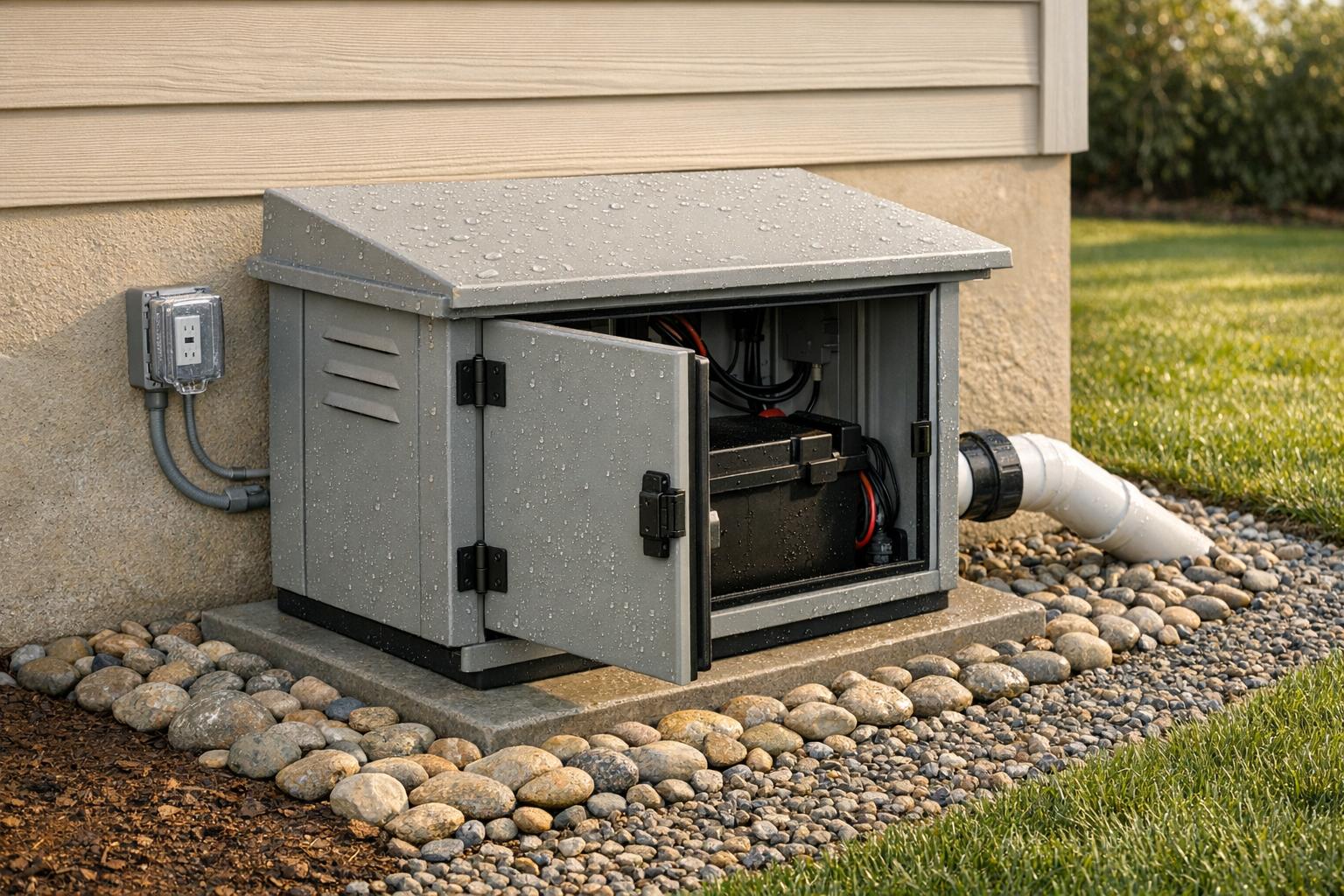 How To Design Outdoor Sump Pump Enclosures