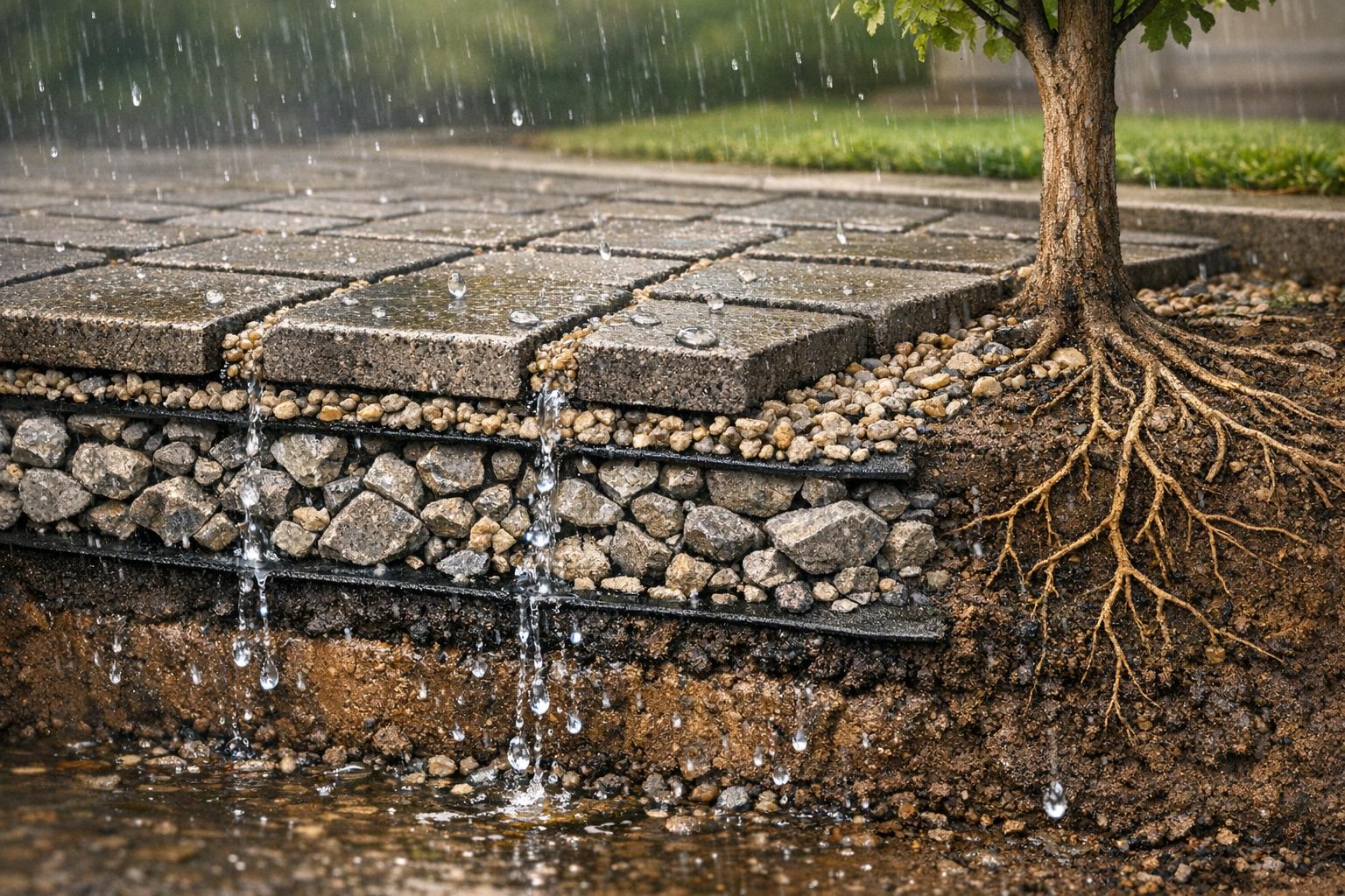 How Permeable Pavers Reduce Water Runoff
