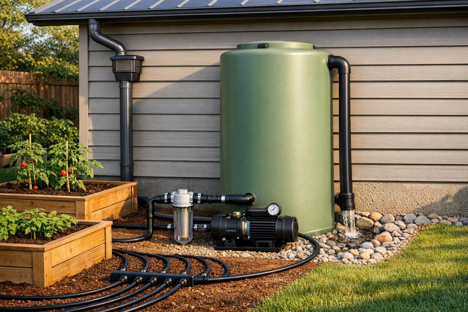 How to Connect Cisterns to Irrigation Systems