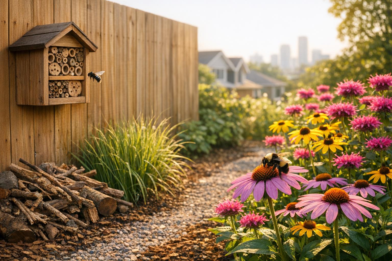 Why Pollinators Need Both Shelter and Open Areas