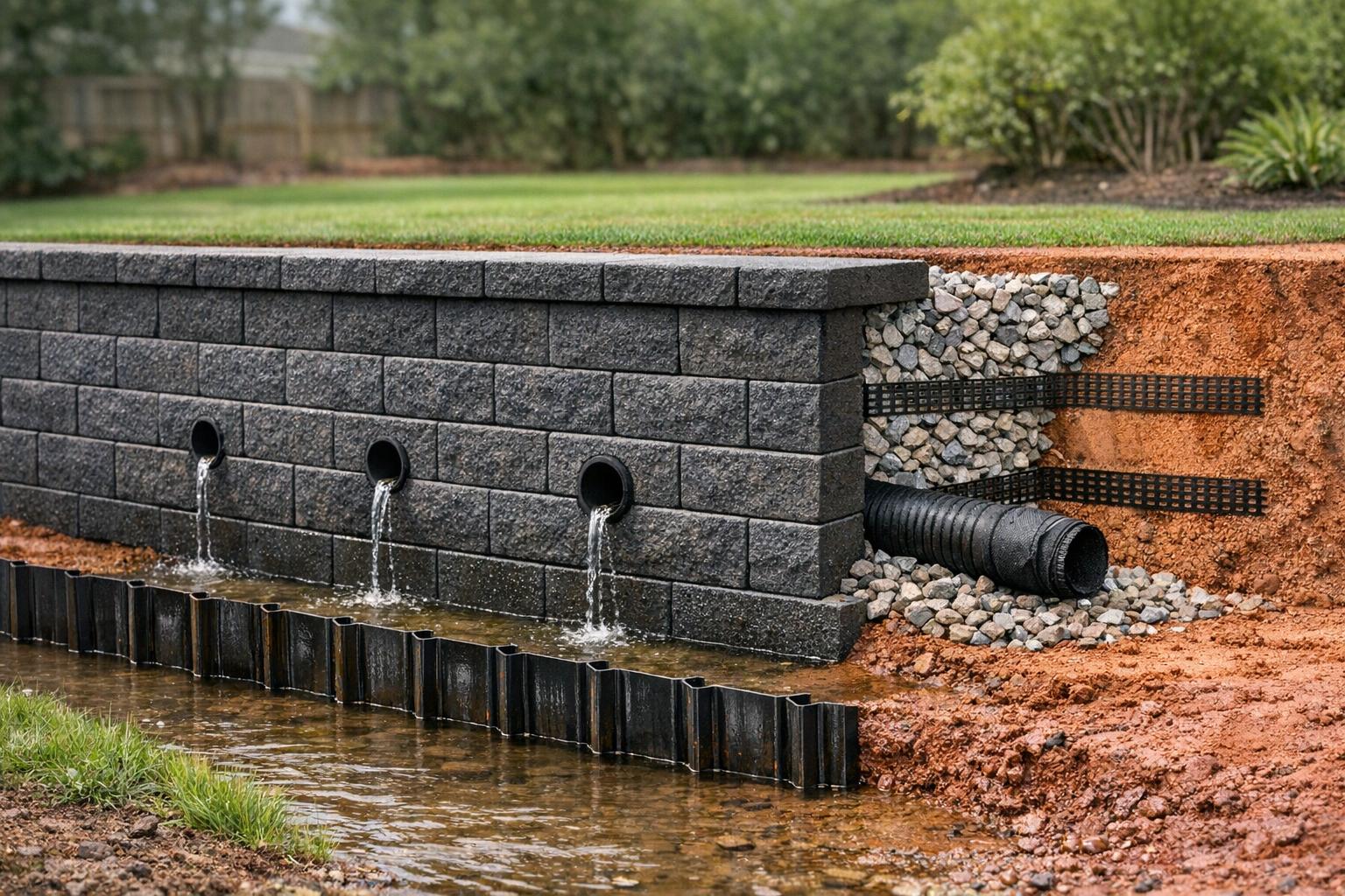 Retaining Walls for Flood Prevention
