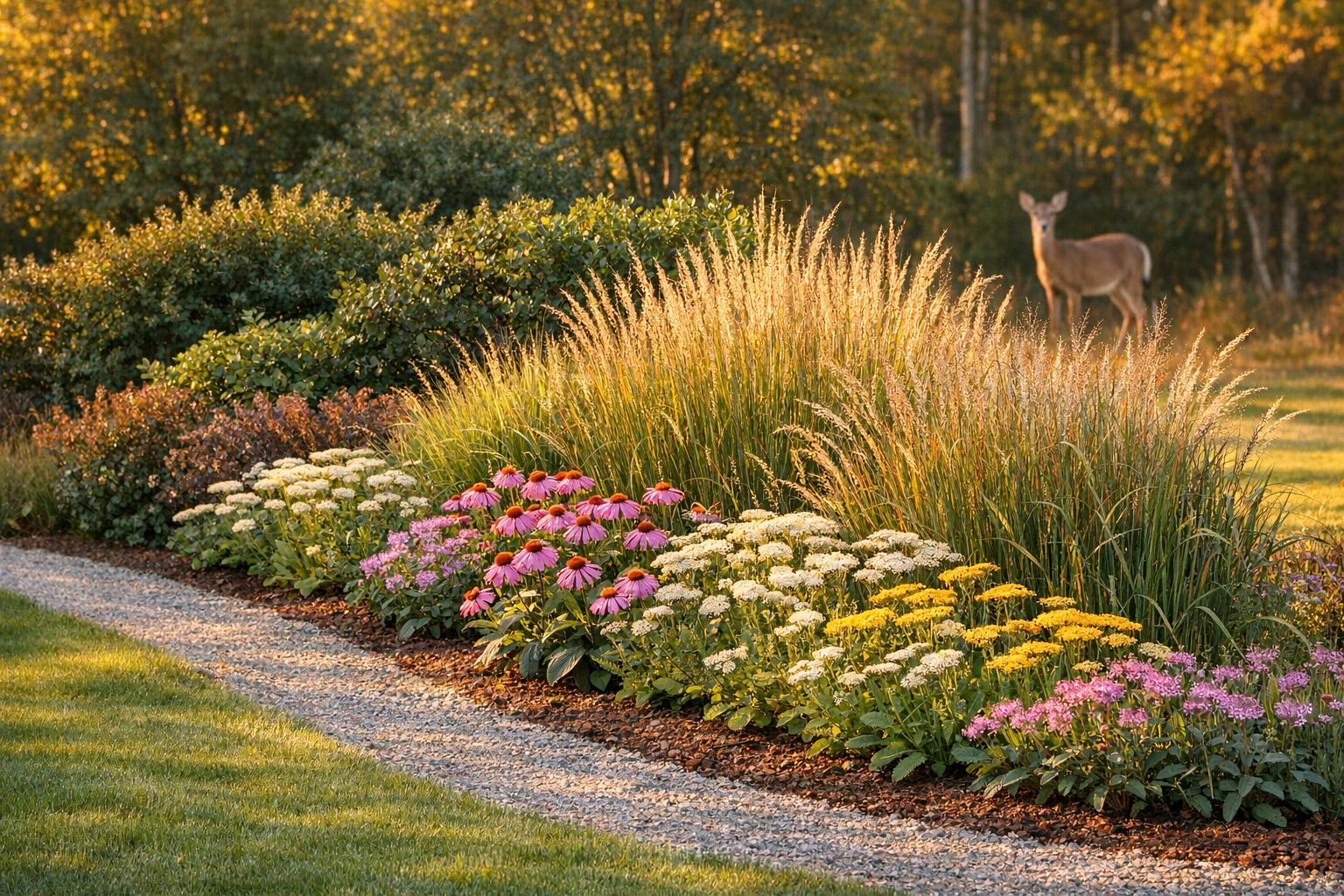 How to Design a Deer-Resistant Natural Barrier