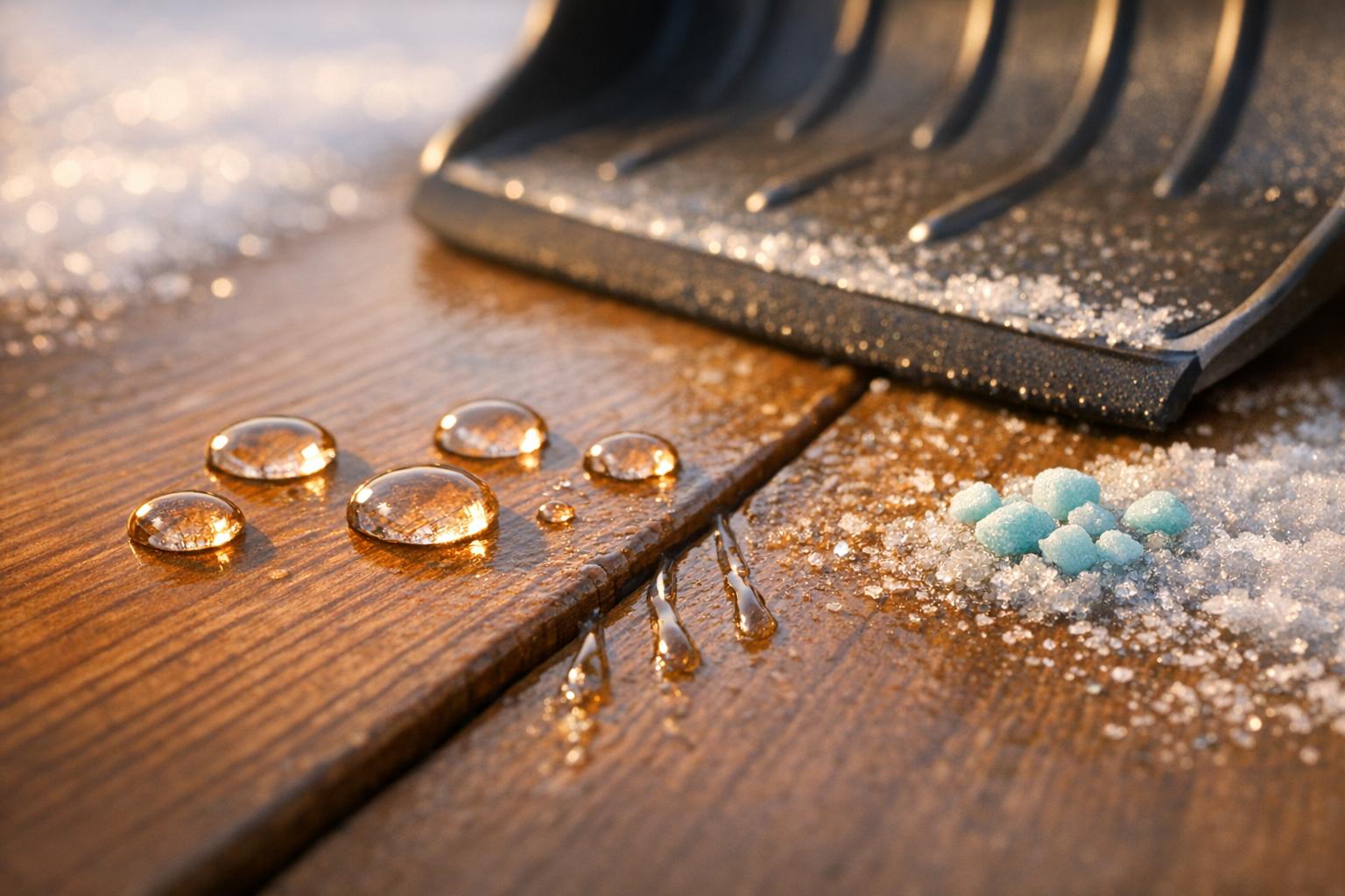 Prevent Ice Damage on Patios and Decks