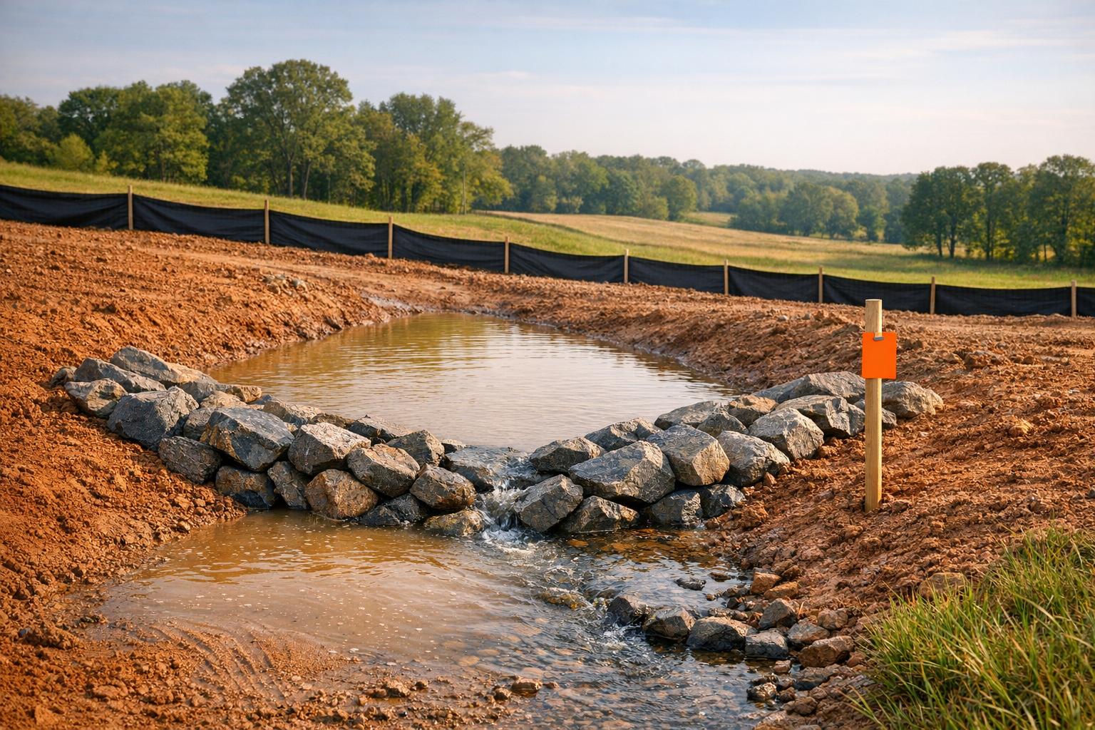 Benefits of Temporary Check Dams in Maryland