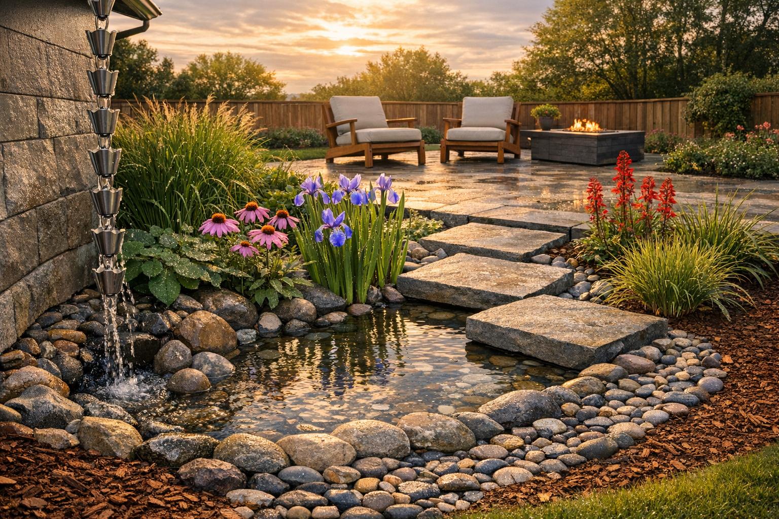 Rain Gardens for Outdoor Living Spaces