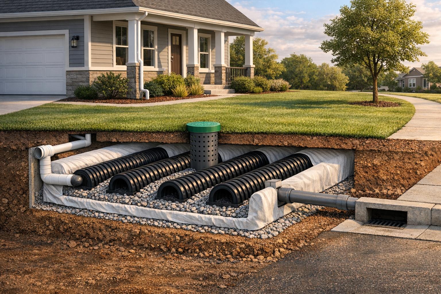 How to Retrofit Homes with Underground Detention Systems