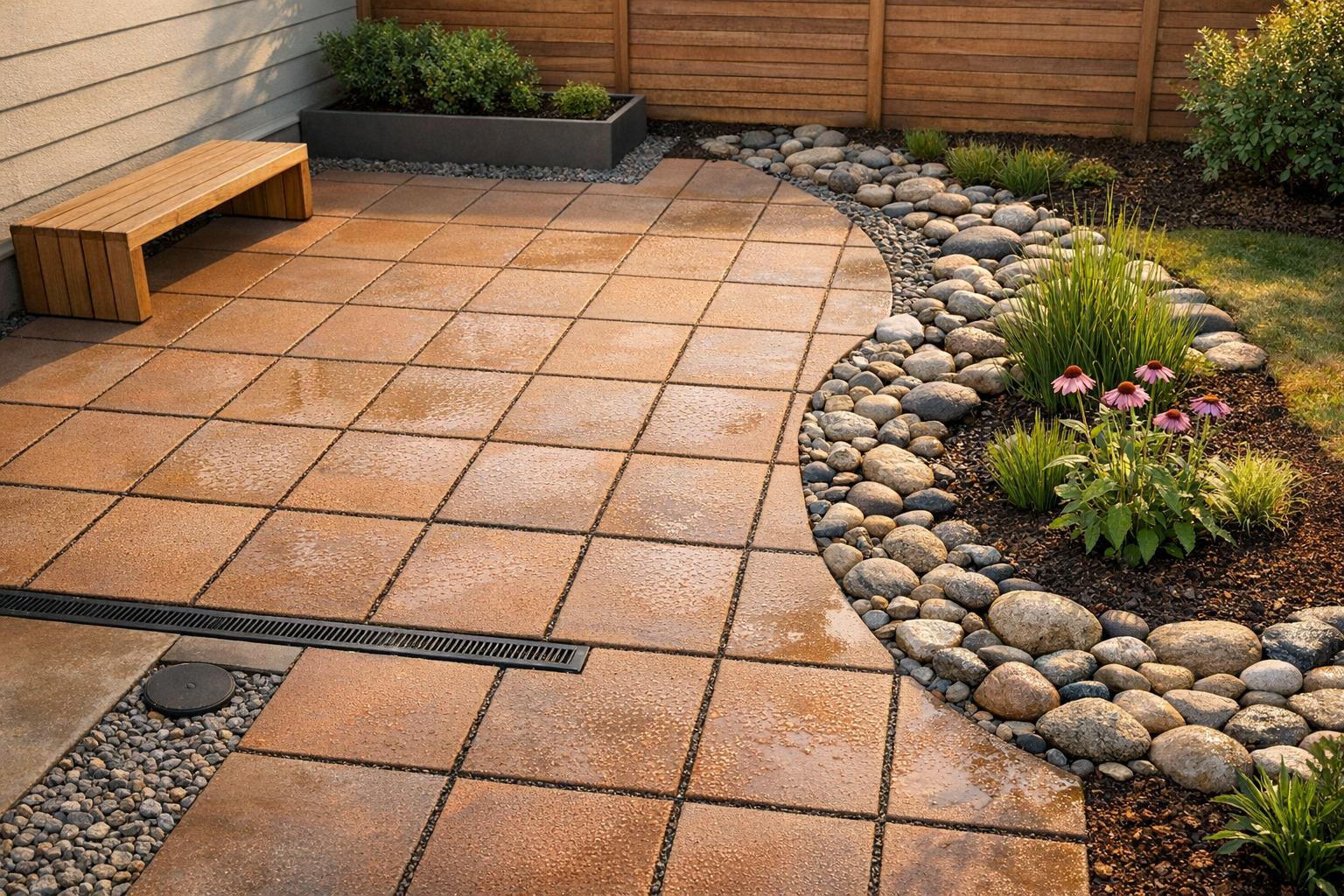5 Water-Efficient Patio Drainage Ideas