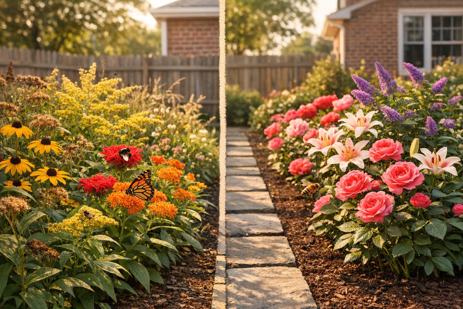 Native Pollinator Plants vs. Non-Native Options