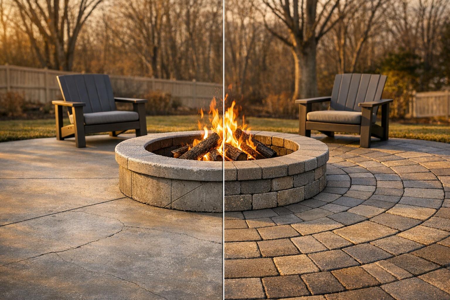 Concrete vs. Pavers for Fire Pits