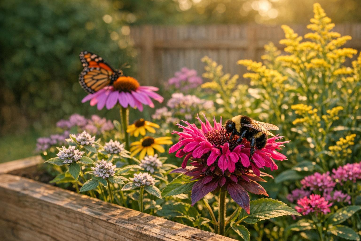 Study: Companion Planting Benefits for Pollinators