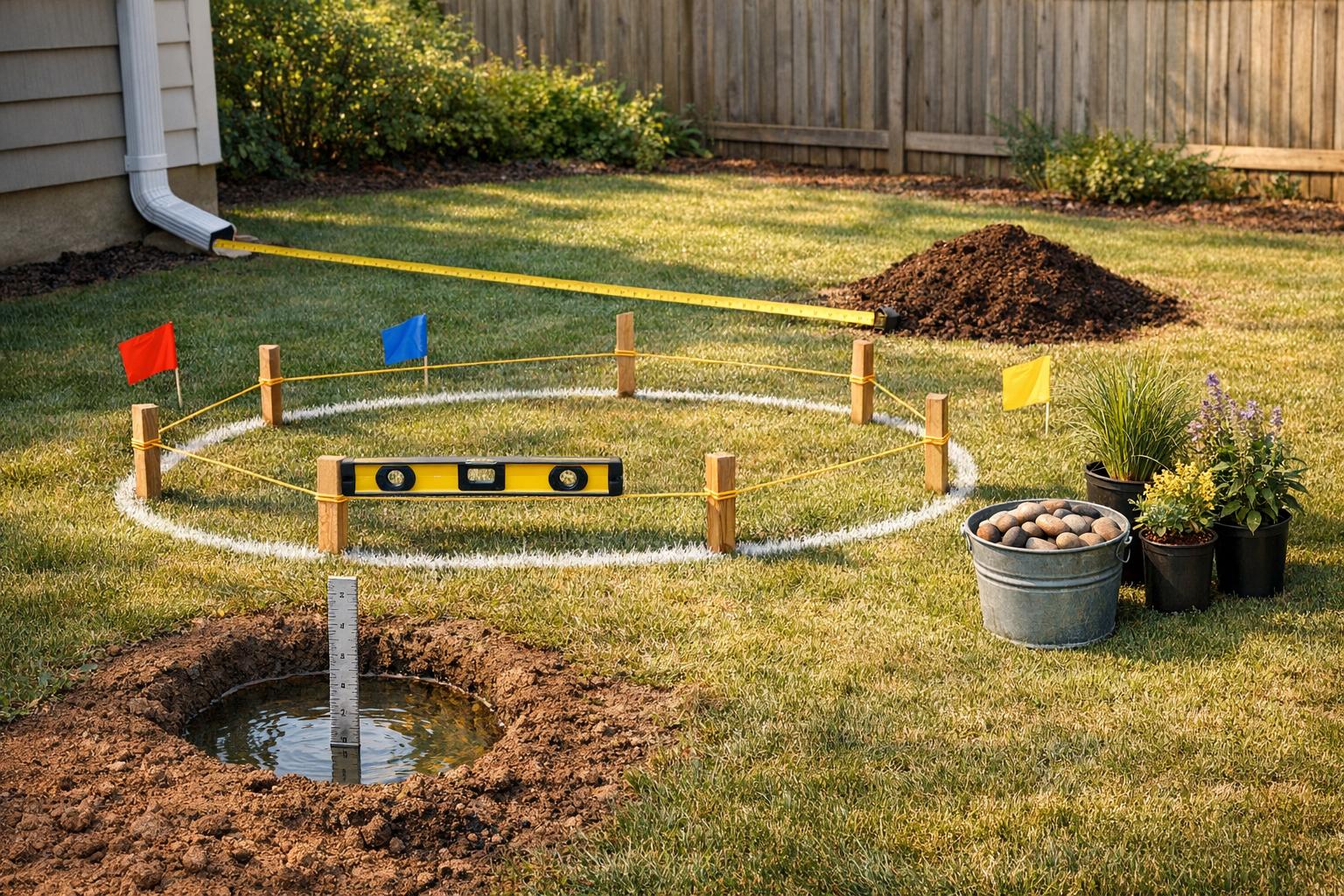 Checklist for Rain Garden Site Preparation