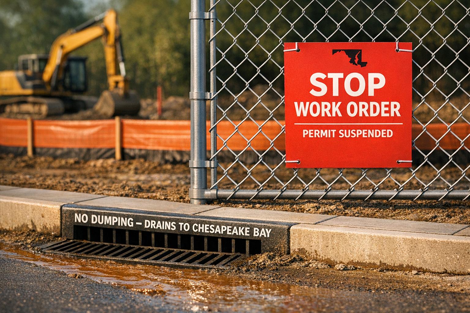 Stormwater Non-Compliance Penalties in Maryland