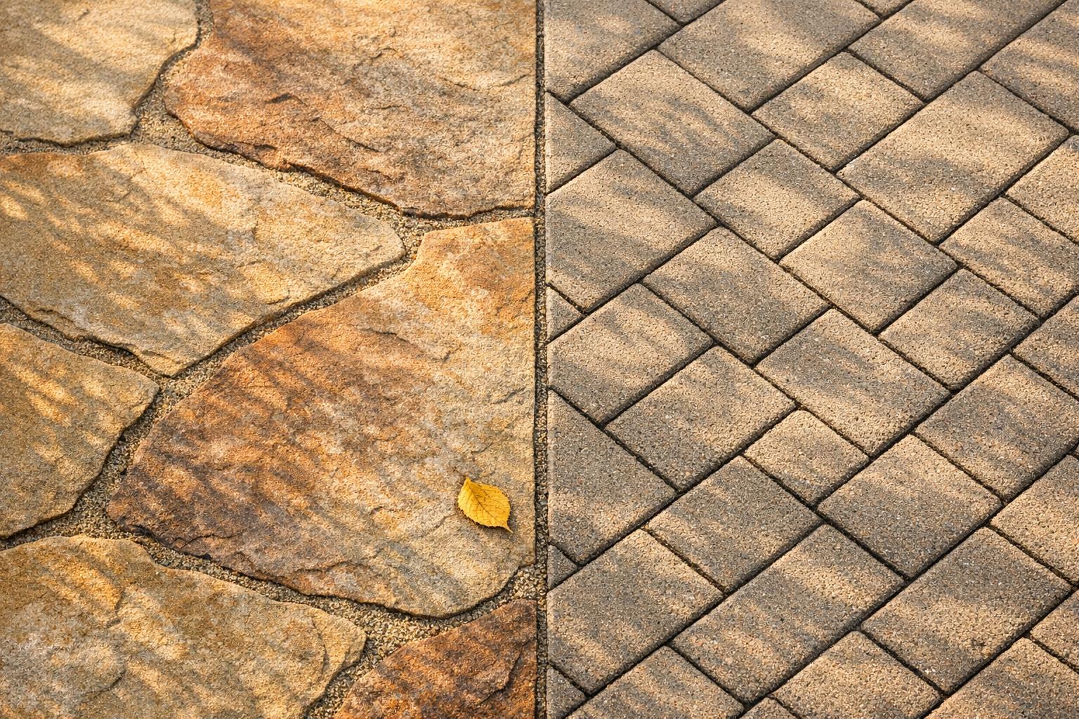Flagstone vs. Pavers: Aesthetic Differences