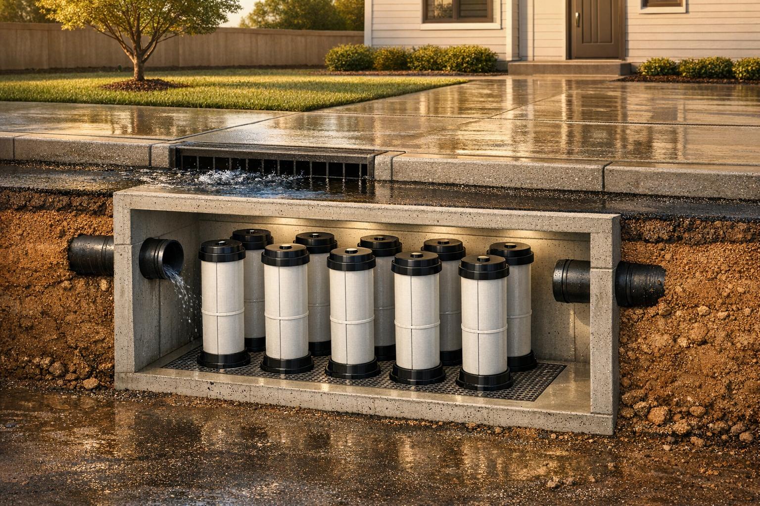 Stormwater Filtration with Cartridge Systems