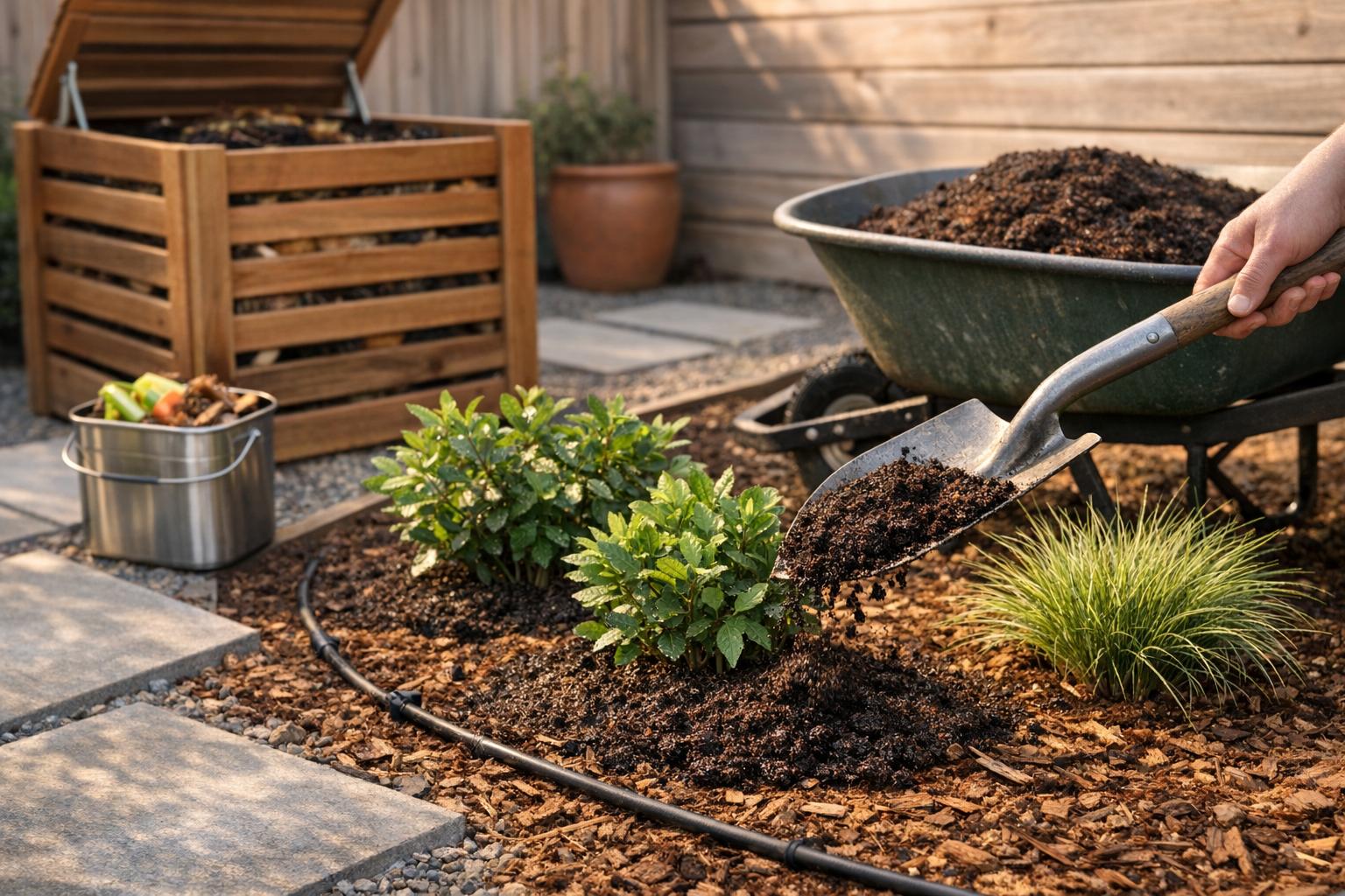 How to Use Organic Waste in Landscape Design