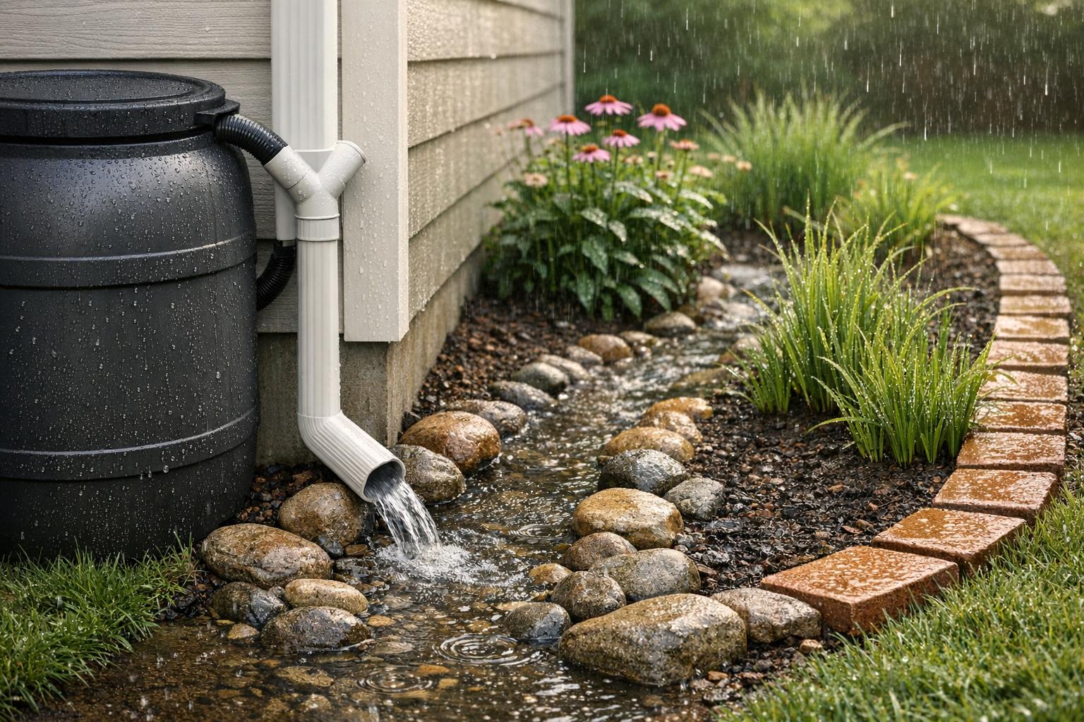 Stormwater Management with Downspout Redirection