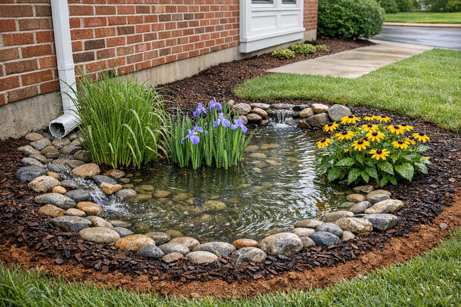 Top Drainage Issues Solved by Rain Gardens