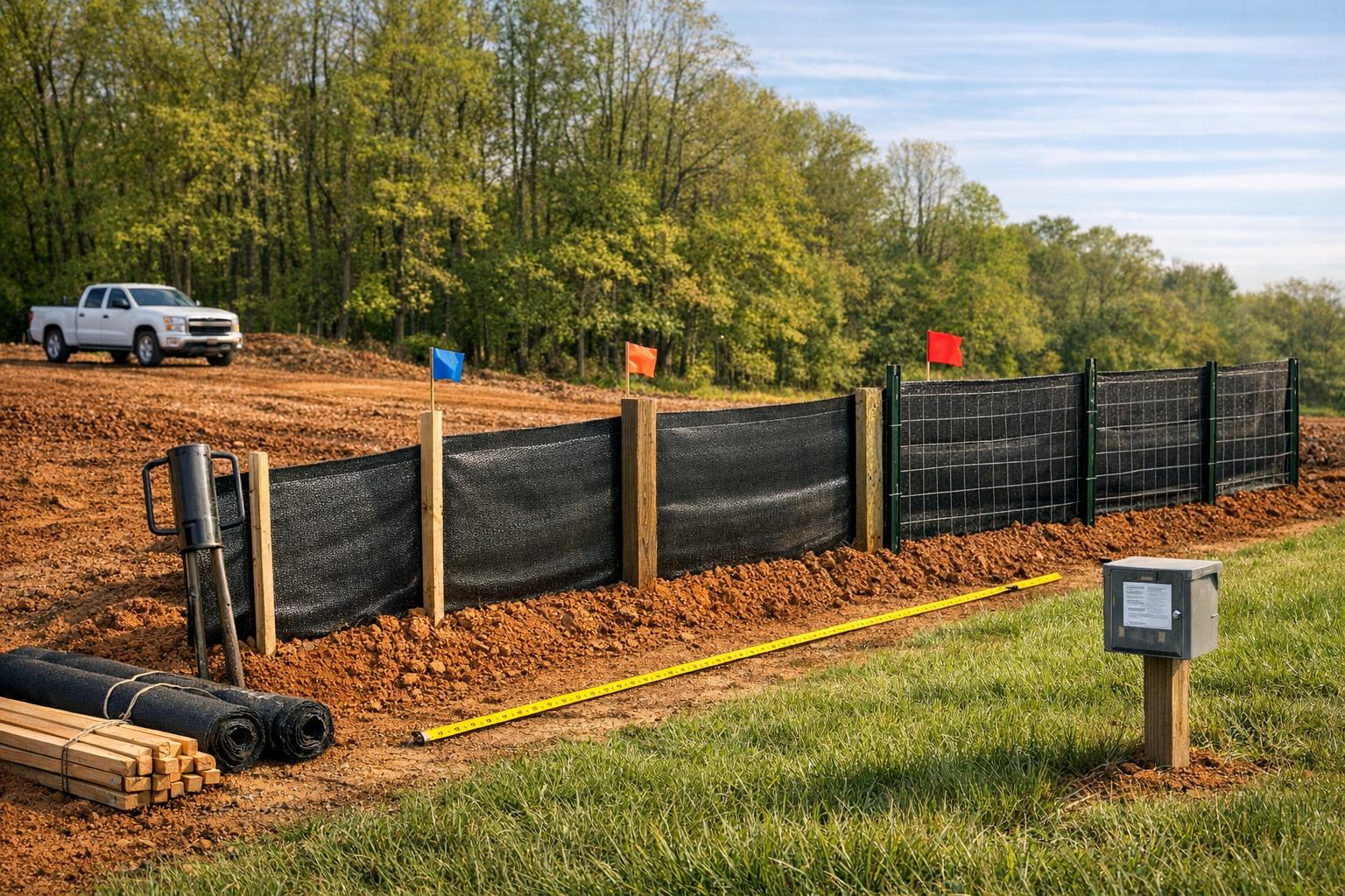 Silt Fence Installation Costs in Maryland