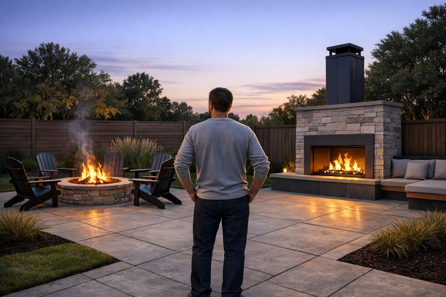 How to Choose Between Fire Pits and Fireplaces