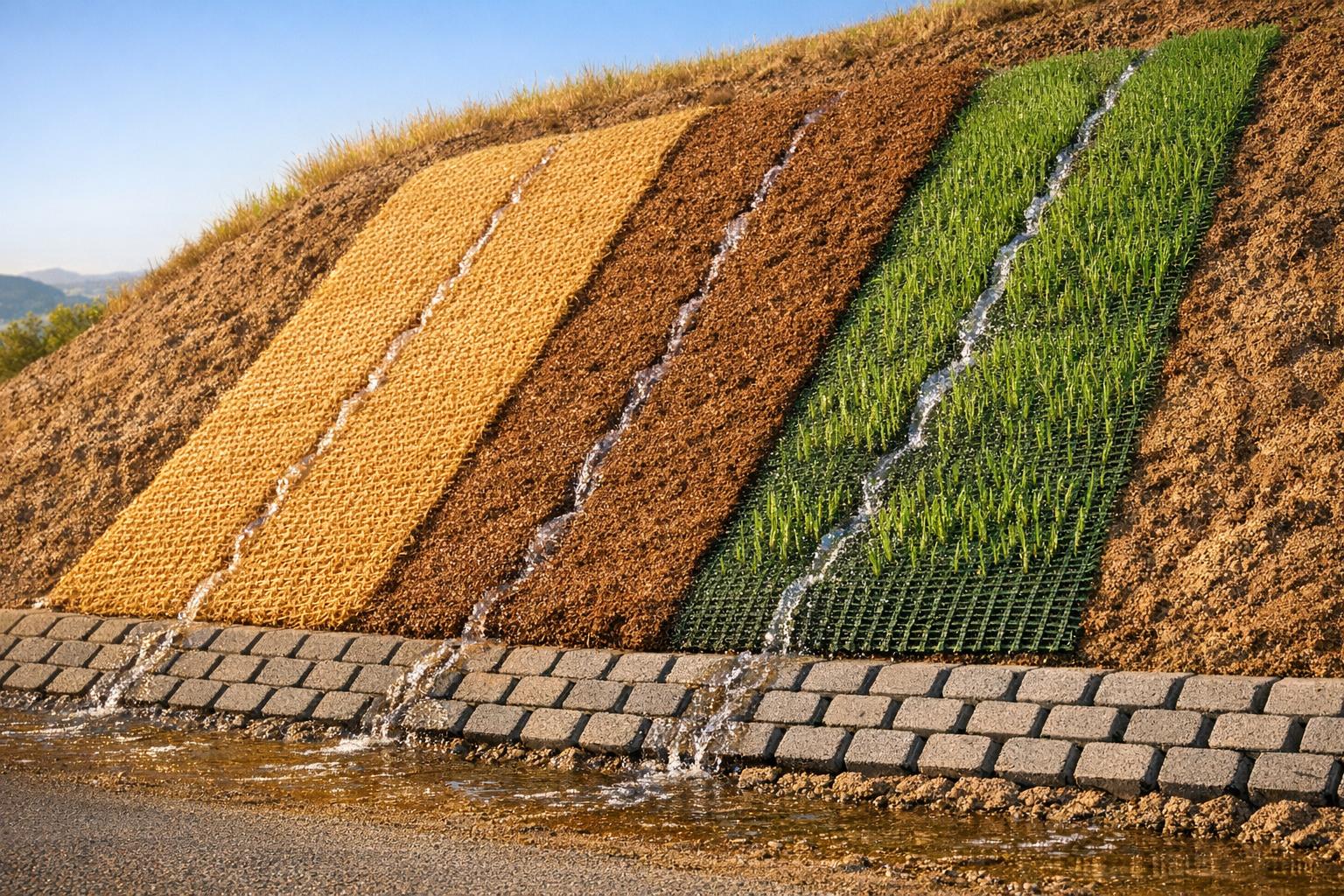 How to Choose Erosion Control Mats for High-Gradient Slopes