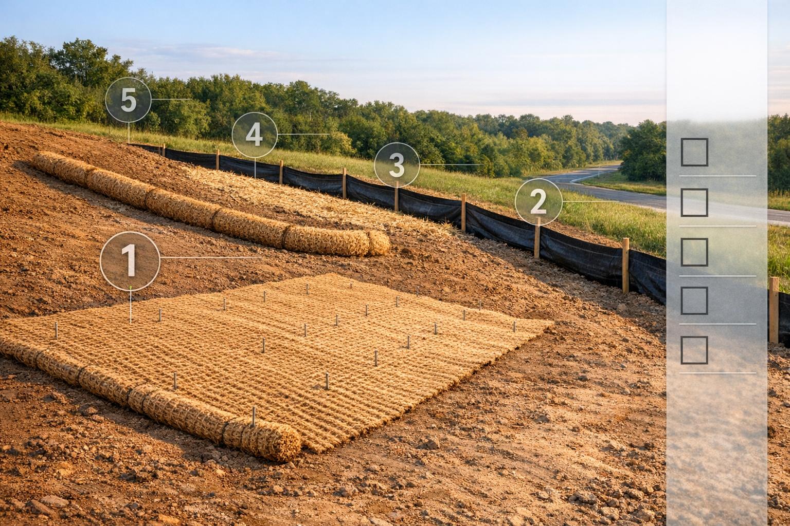 Checklist for Erosion Control Product Installation