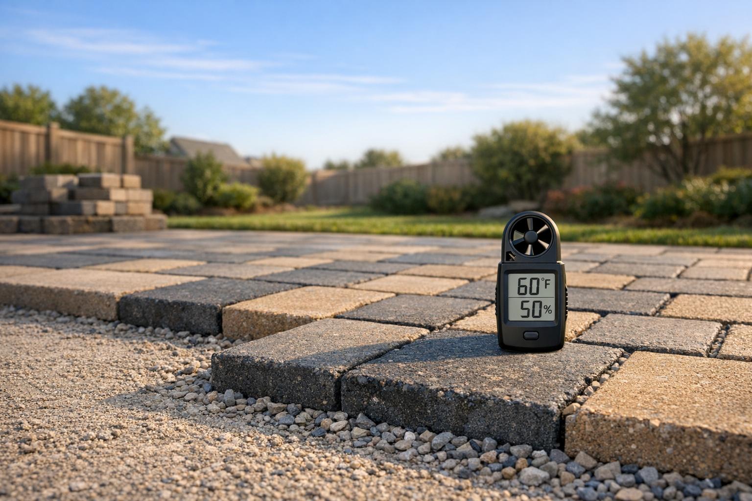 Best Weather for Permeable Paver Installation