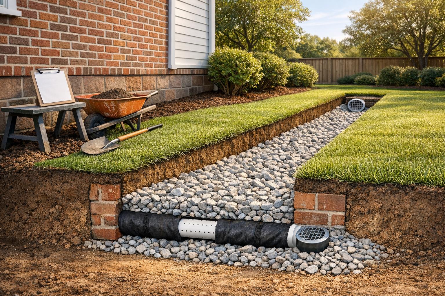 French Drain Cost Breakdown 2026