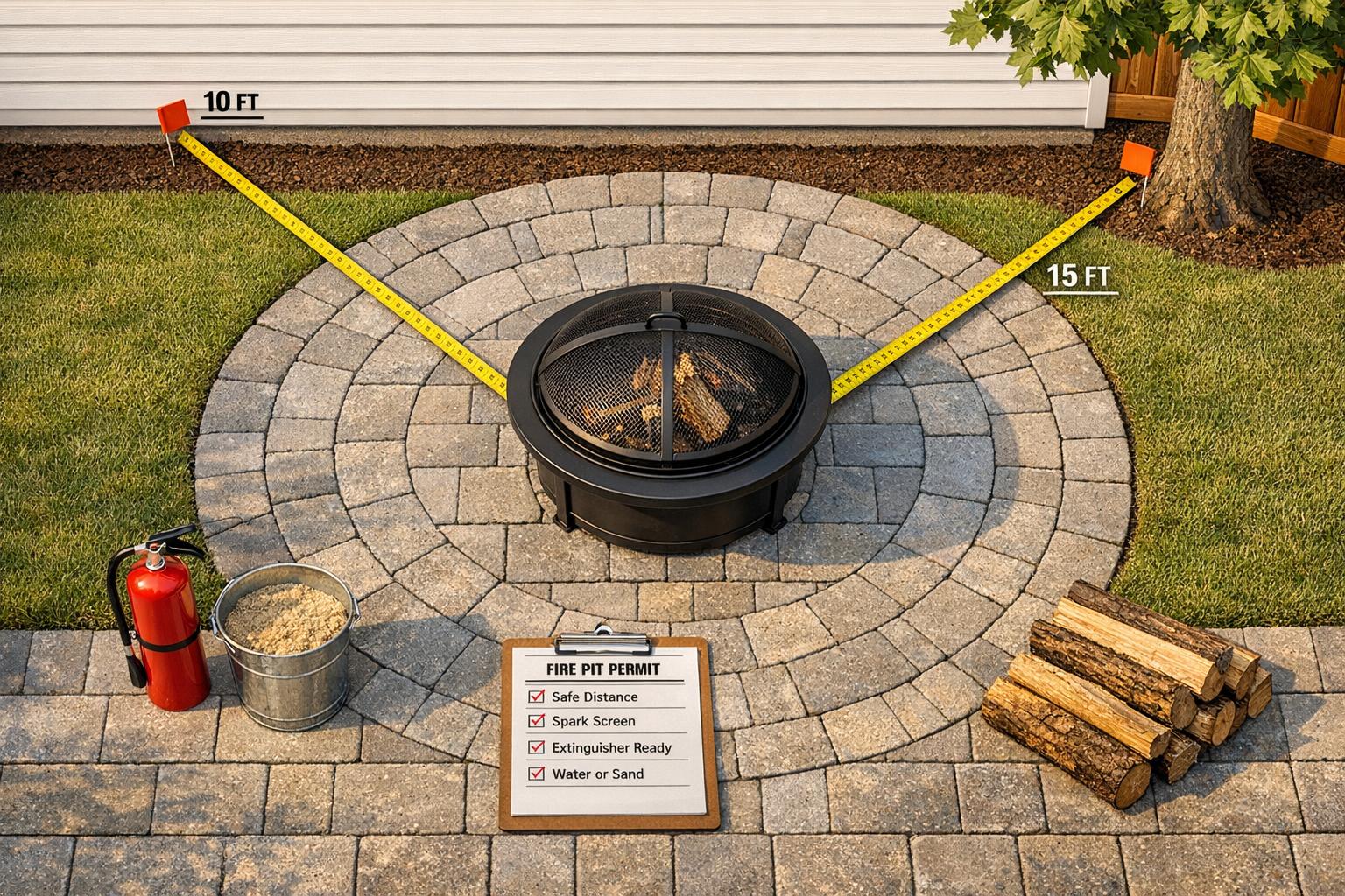 Checklist for Fire Pit Safety Compliance