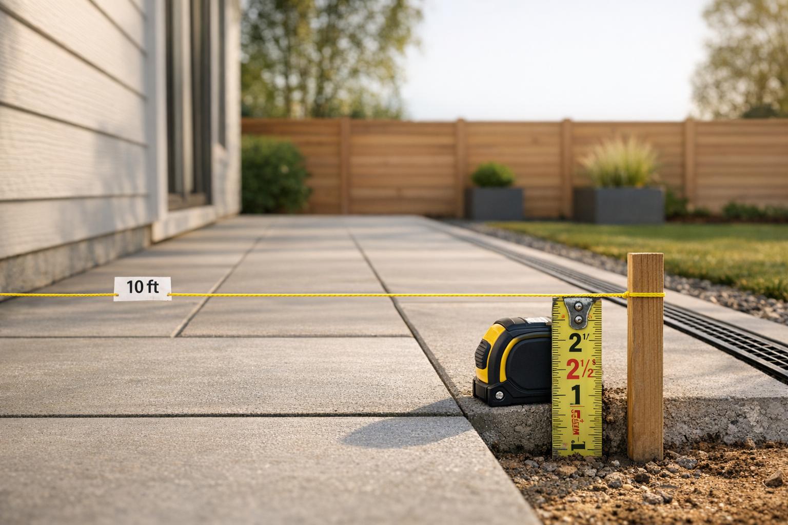 How Much Slope Does a Patio Need?