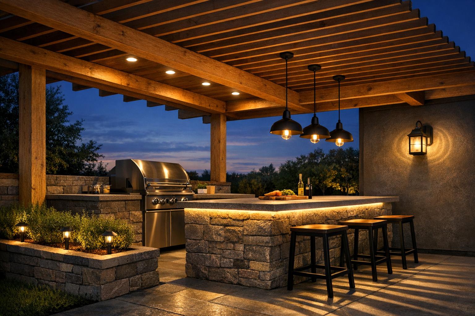 Top 5 Energy-Efficient Outdoor Kitchen Lights