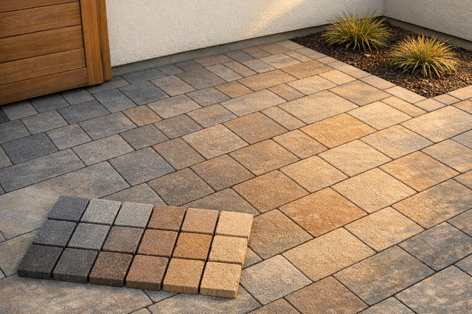 How to Mix Colors in Paver Designs