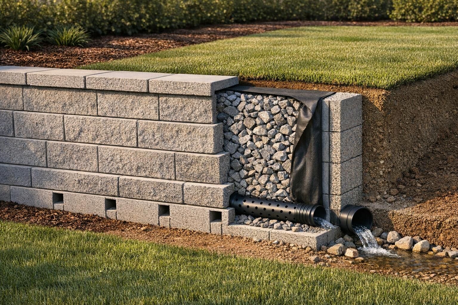 5 Retaining Wall Drainage Mistakes To Avoid