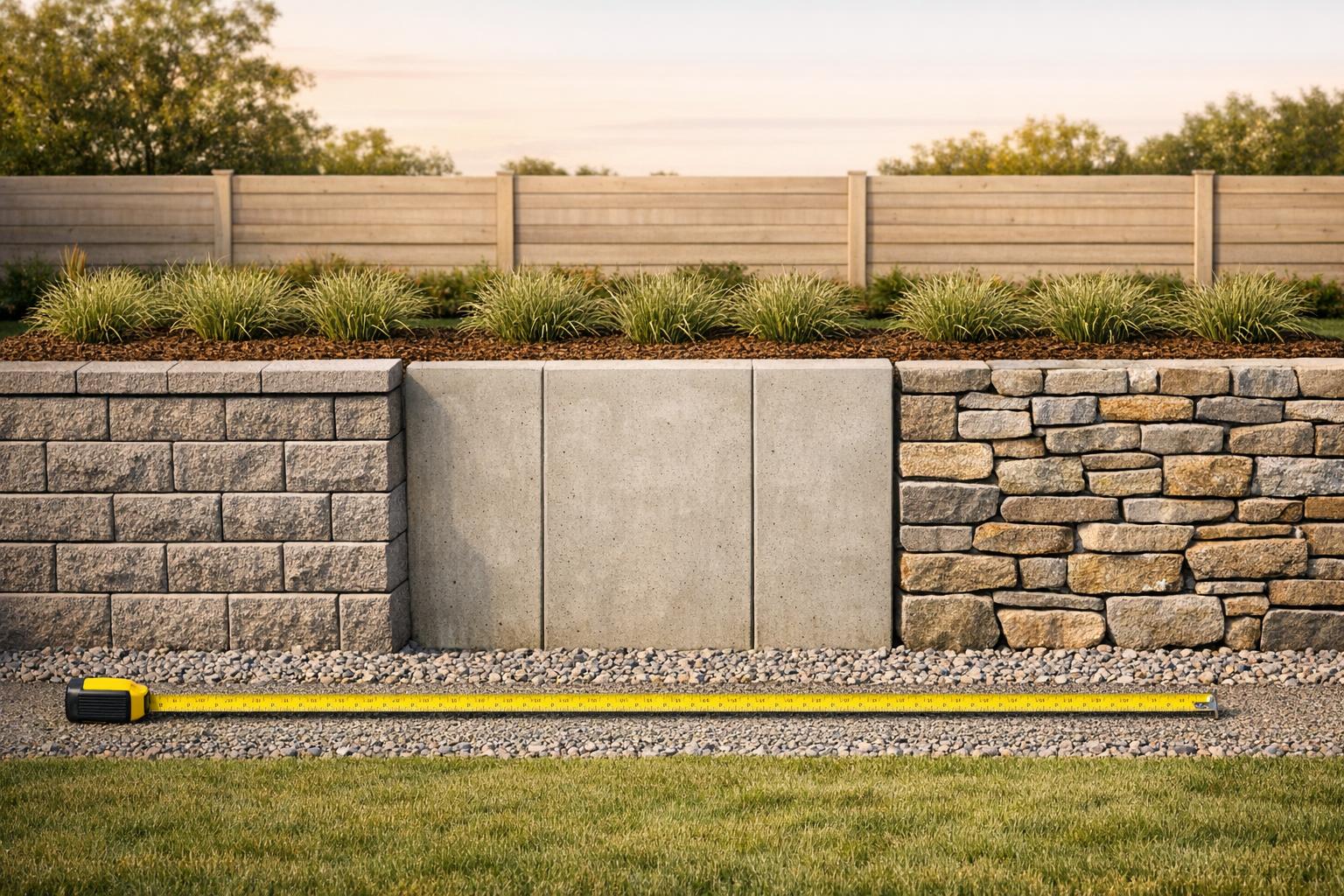 Modular Block Walls vs. Other Retaining Walls: Costs