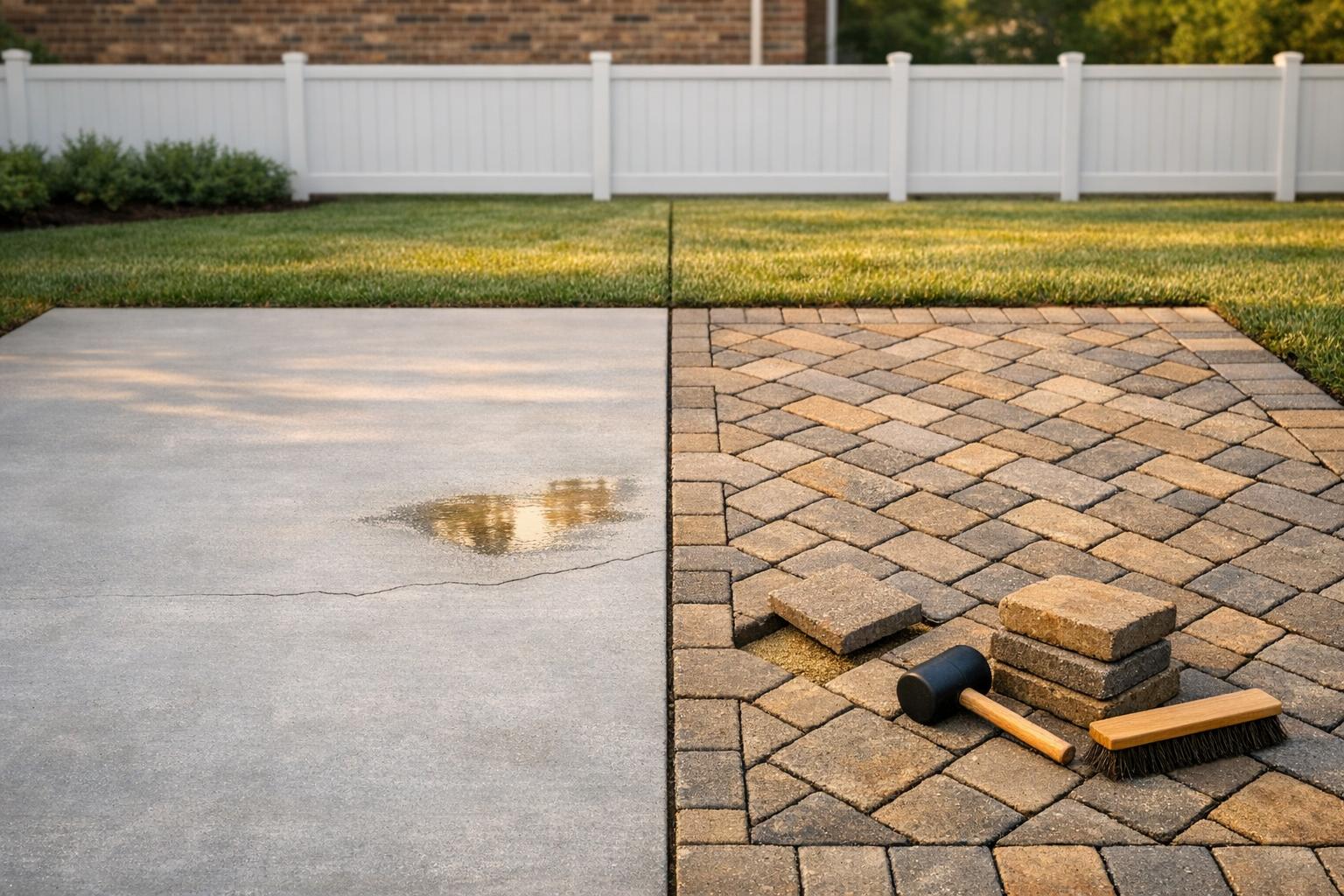 Concrete vs. Paver Patios: Key Differences