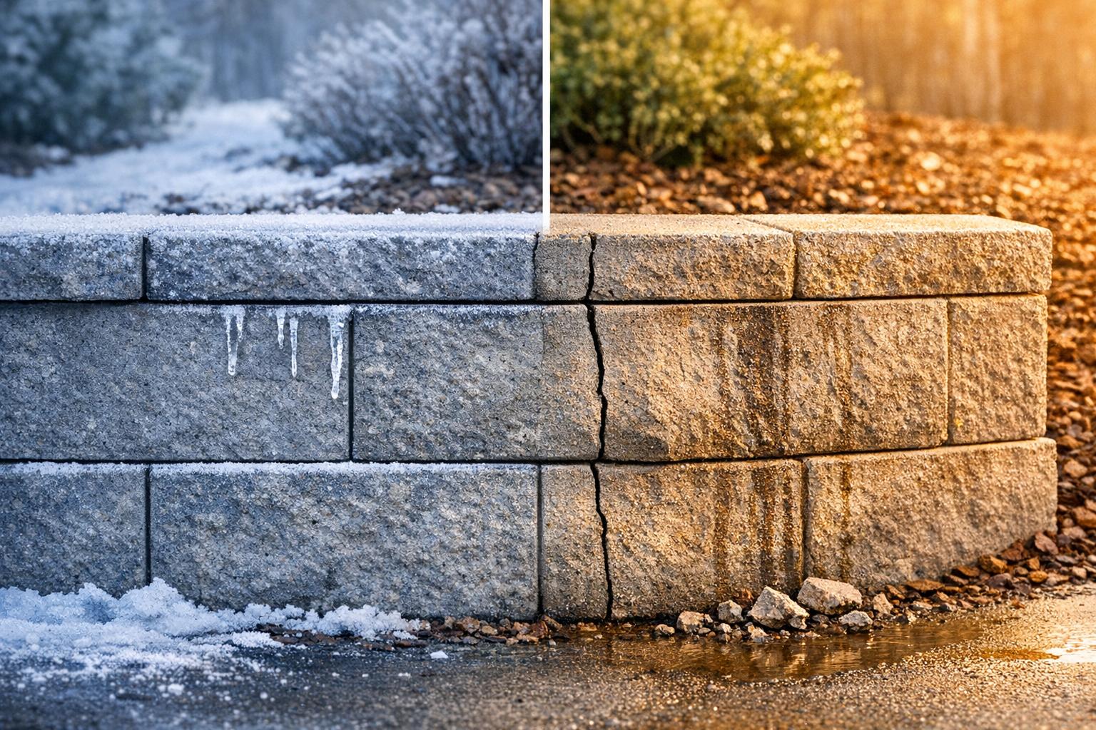 Freeze-Thaw Cycles: Retaining Wall Risks
