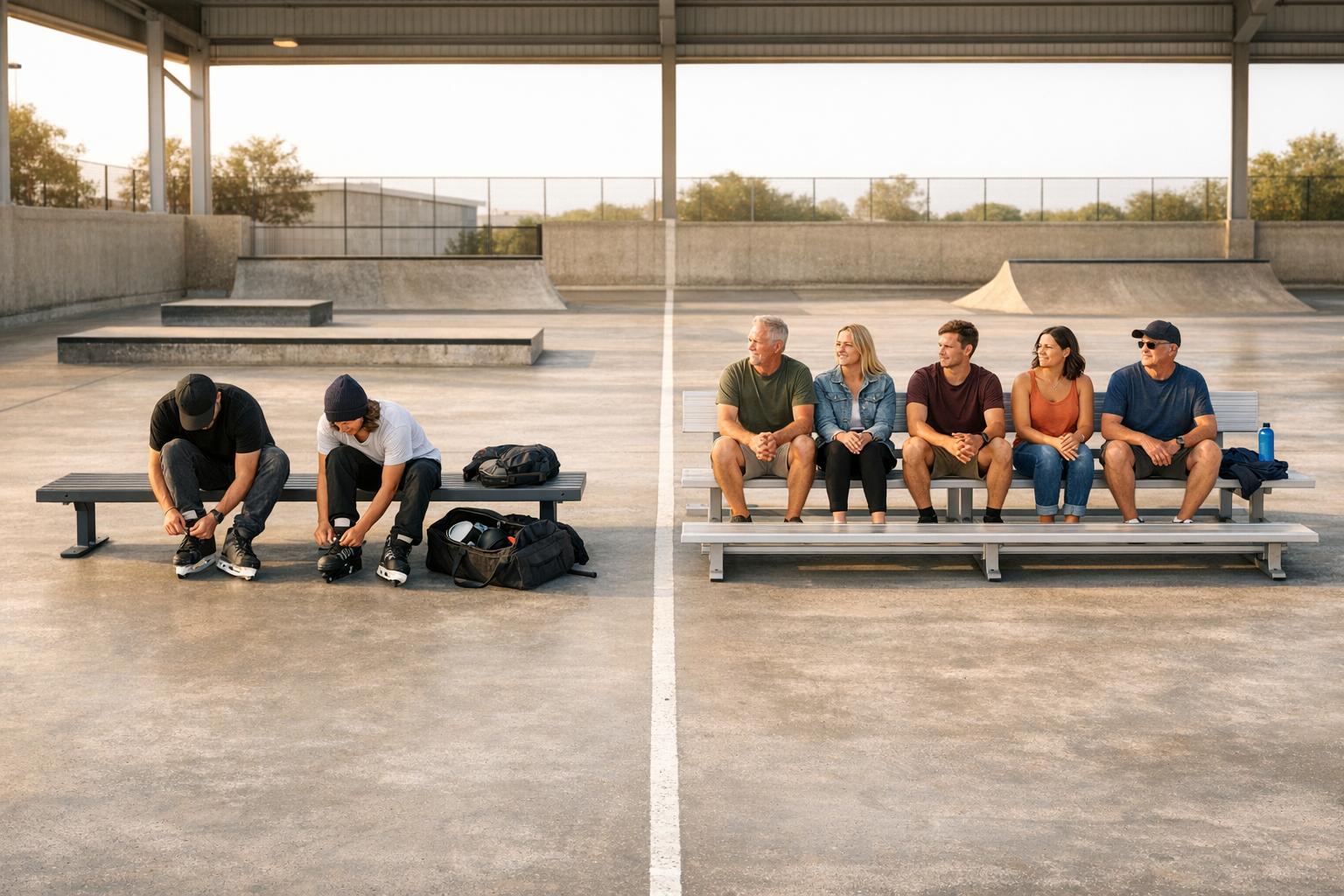 Benches vs. Bleachers: Best for Skating Zones