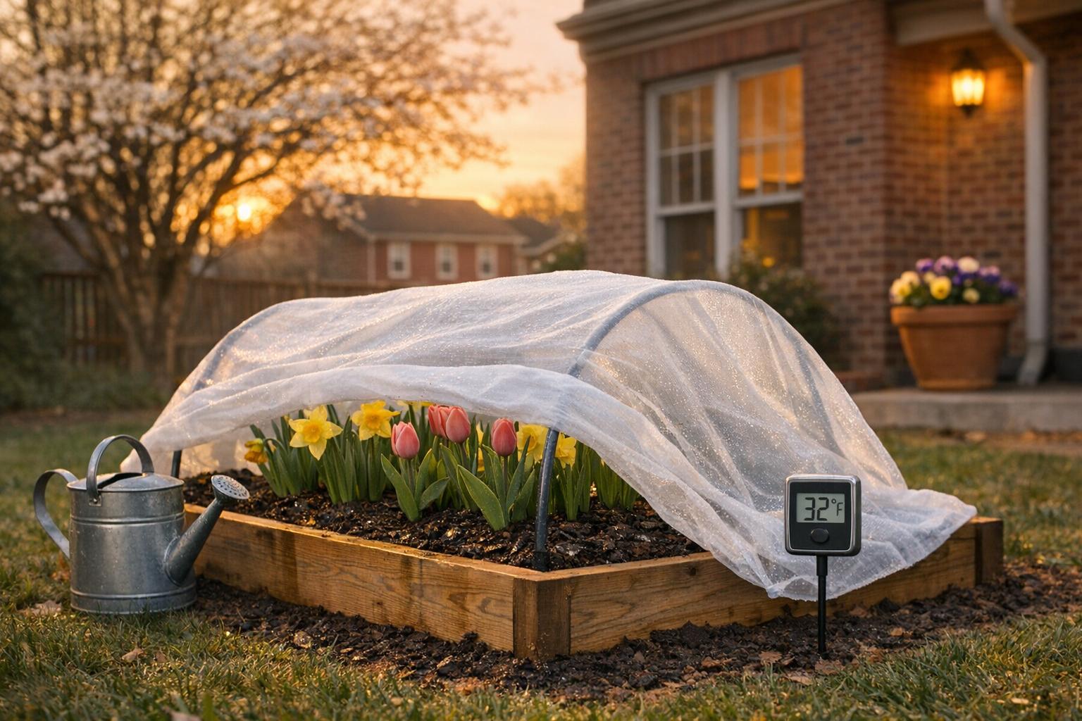 How to Protect Spring Flowers from Maryland Frost