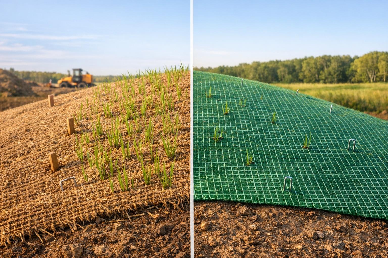 Natural Fiber vs. Synthetic Erosion Blankets