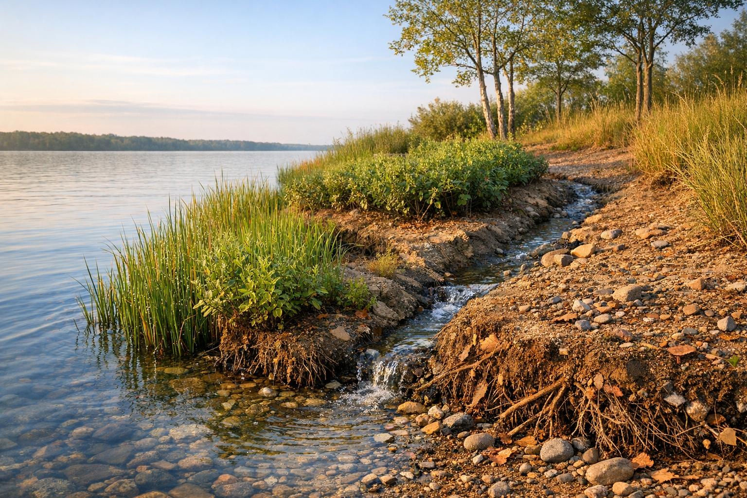 How Native Vegetation Prevents Shoreline Erosion