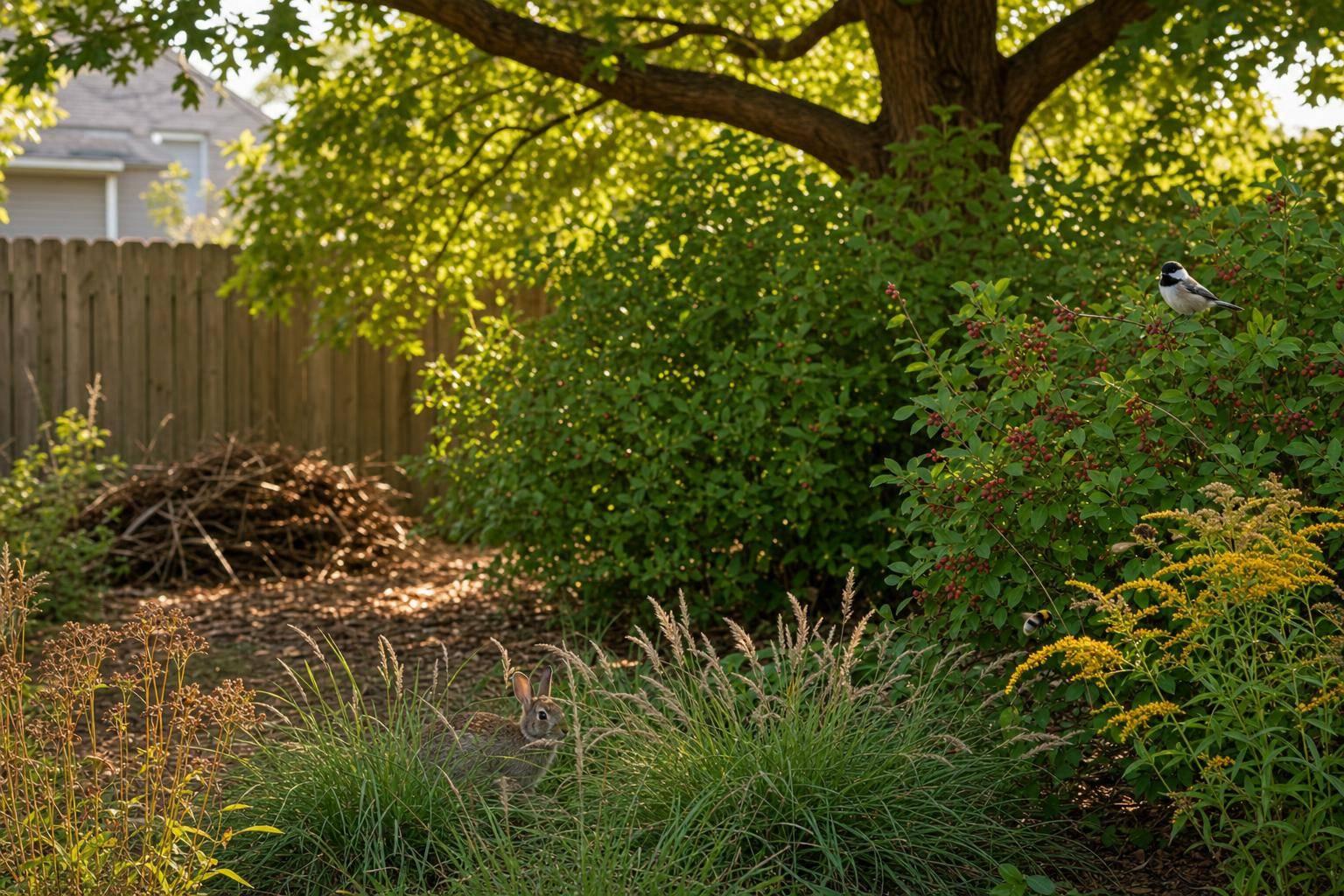 Checklist for Creating Wildlife Shelters with Native Plants
