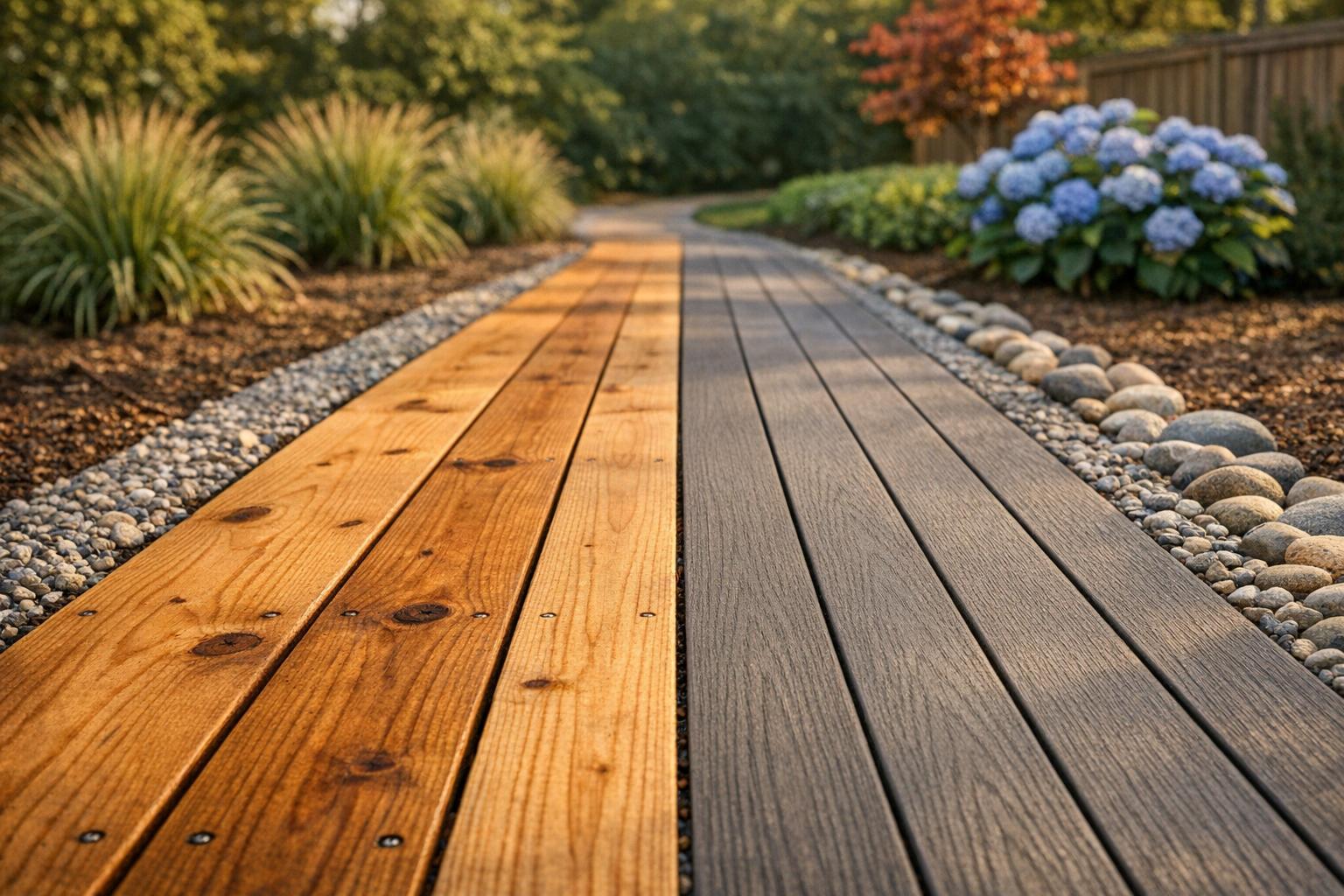 Ultimate Guide to Wooden and Composite Pathways